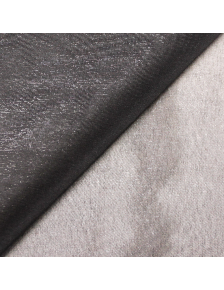 Organza lamé - Gris acier