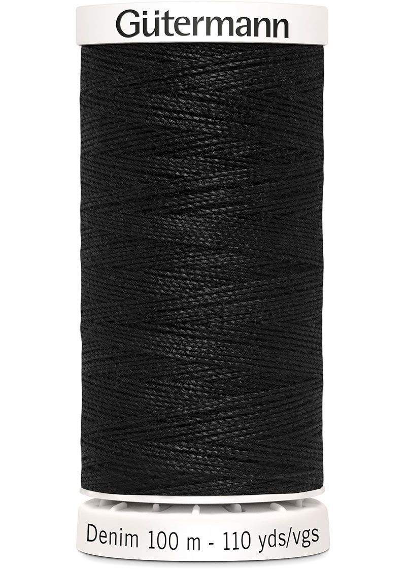 Fil à coudre Denim100m Gütermann - N°1000