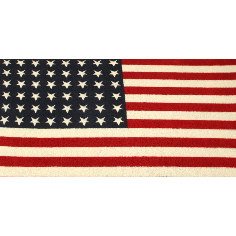 Tissu mouton - Drapeau USA vendu au mètre