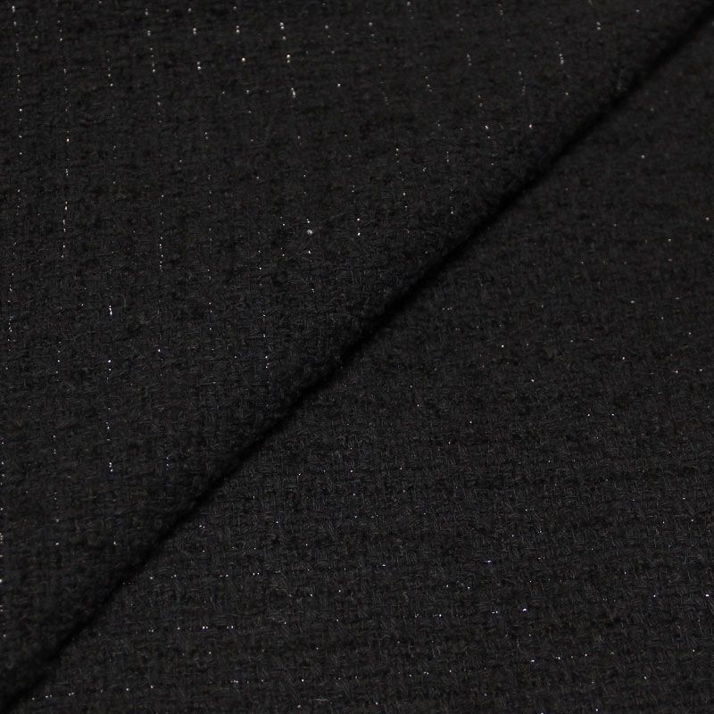 Tweed lurex - Noir