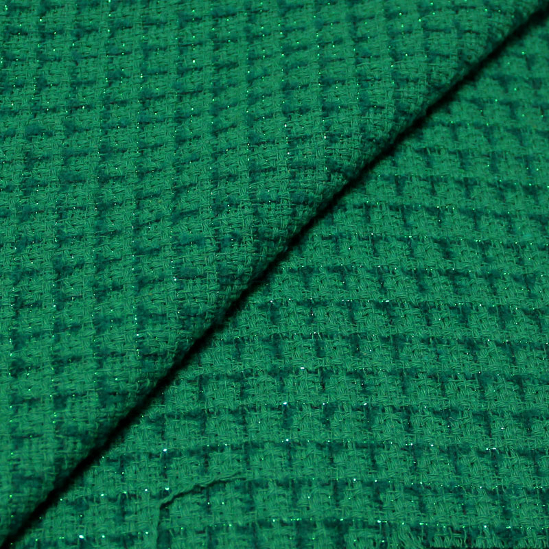 Tweed lurex - Vert