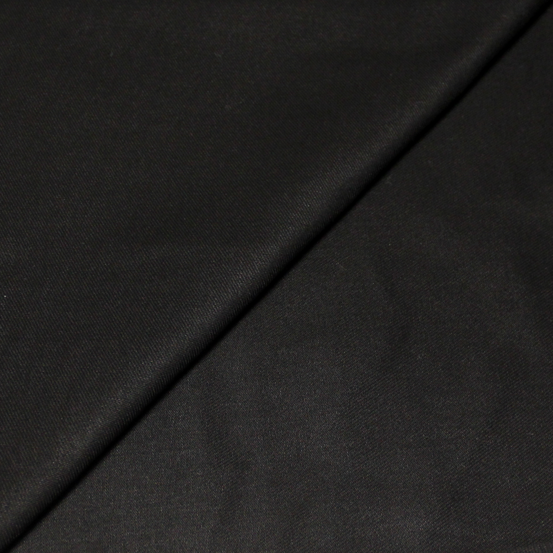 Gabardine coton & élasthanne - Noir