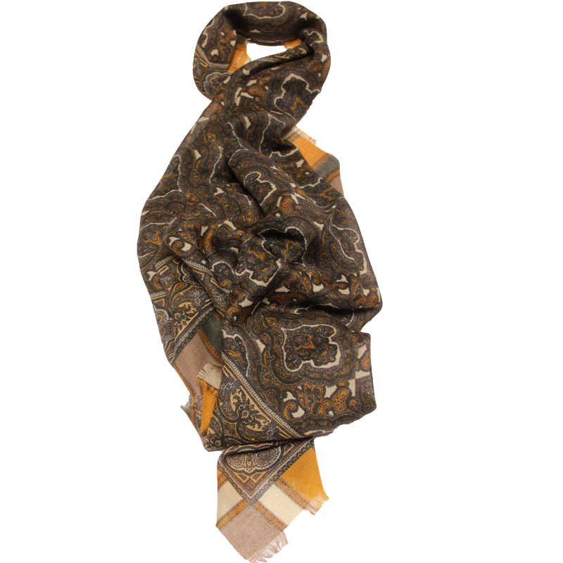 Foulard twill - Rita ton camel