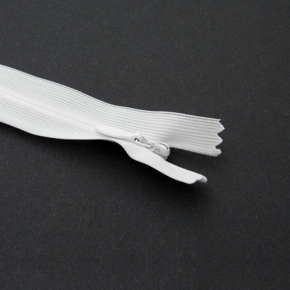 Fermeture Eclair ® invisible blanche 60cm 2