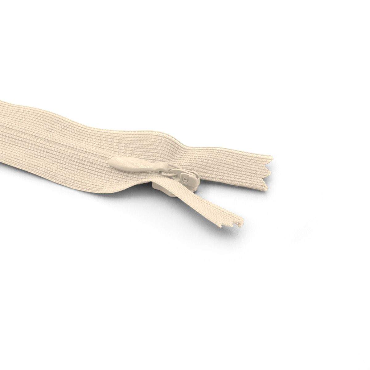 Fermeture Eclair ® invisible écru 22cm