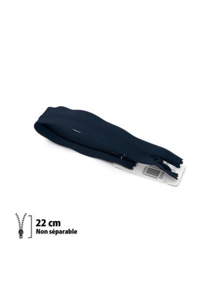 Fermeture Eclair ® invisible marine 22cm