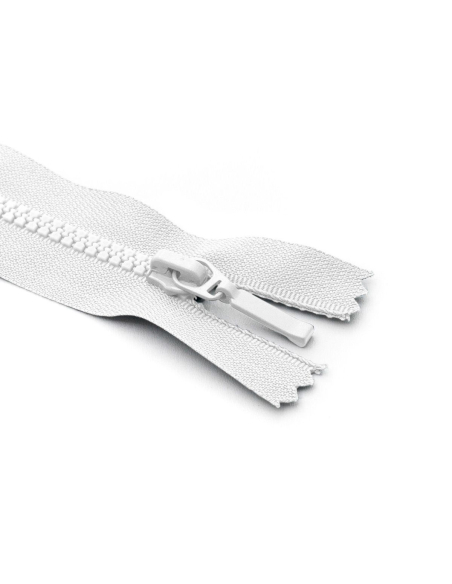 Fermeture Eclair ® injectée blanche 50cm