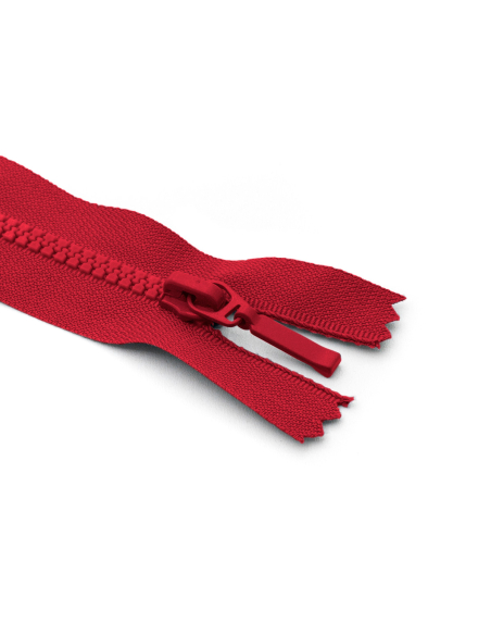 Fermeture Eclair ® injectée rouge 40cm