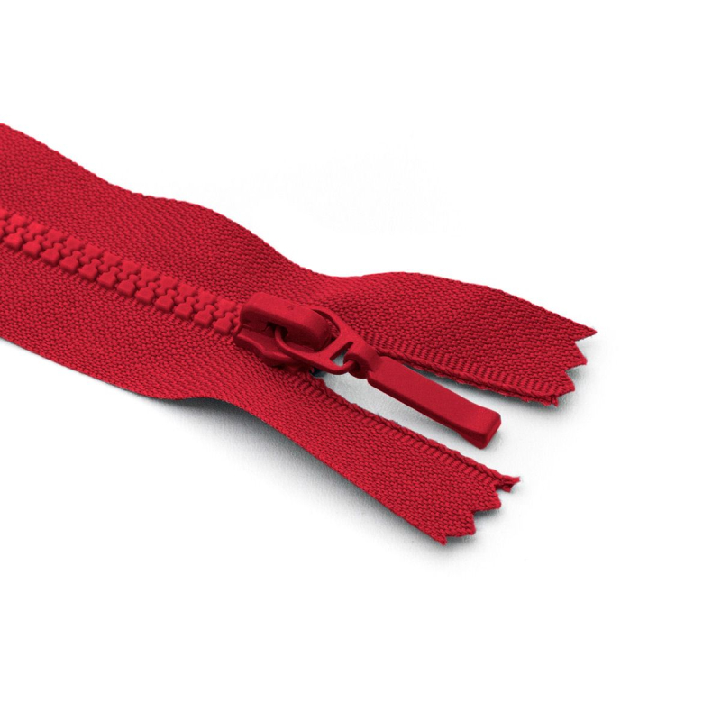 Fermeture Eclair ® injectée rouge 70cm