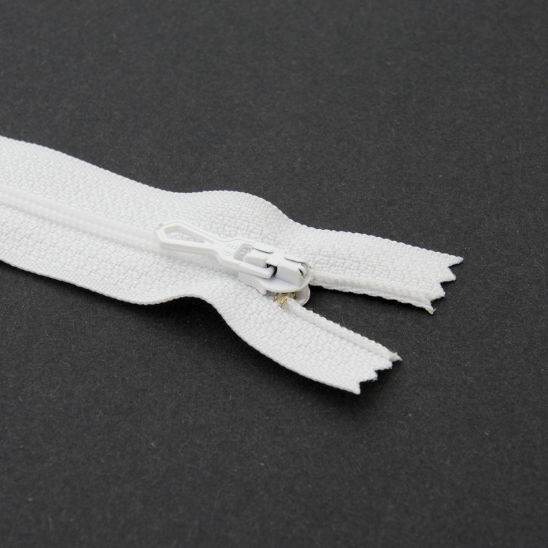 Fermeture Eclair ® spiralée blanche 12cm