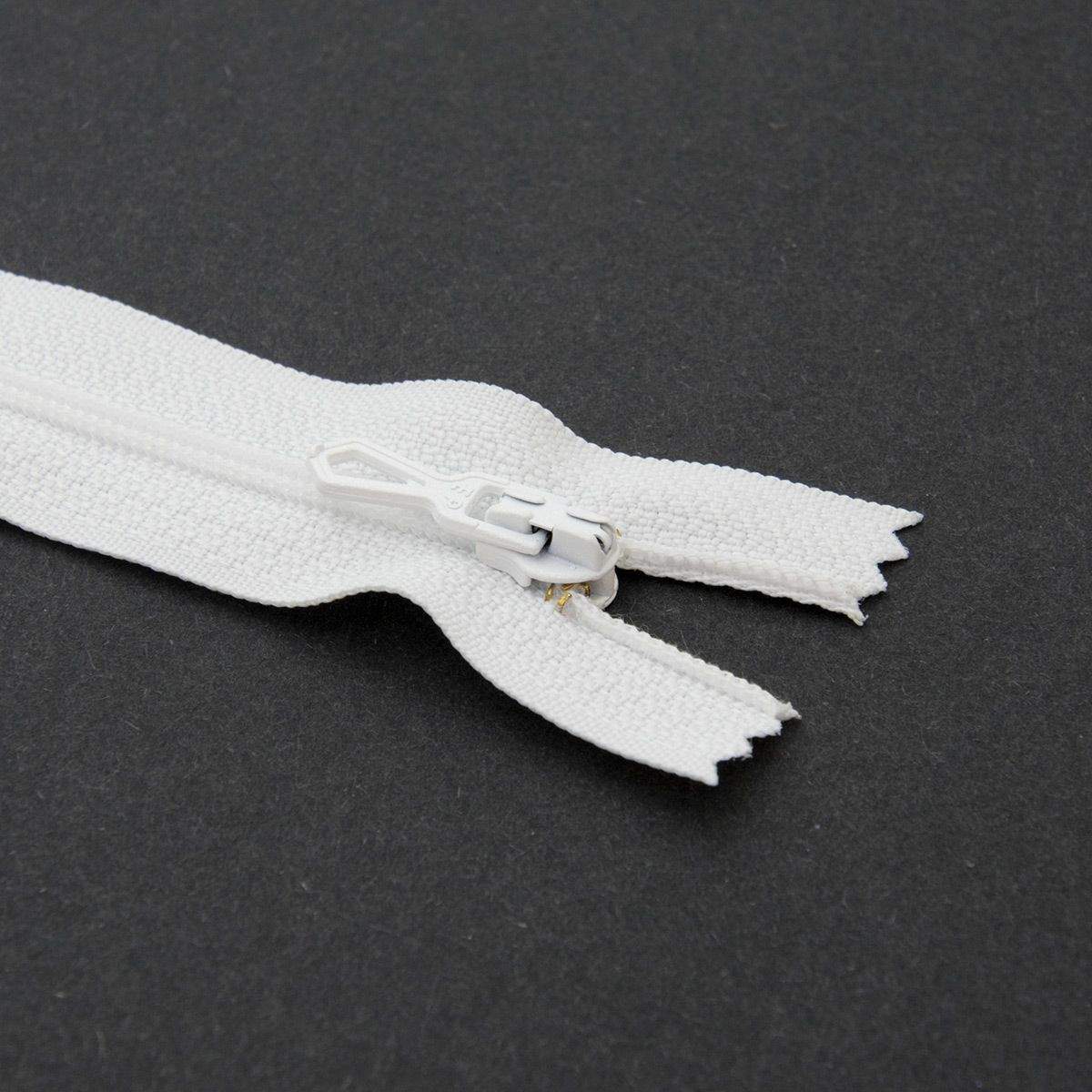 Fermeture Eclair ® spiralée blanche 12cm