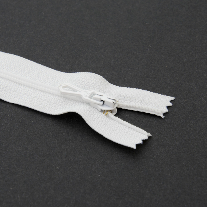 Fermeture Eclair ® spiralée blanche 15cm 2
