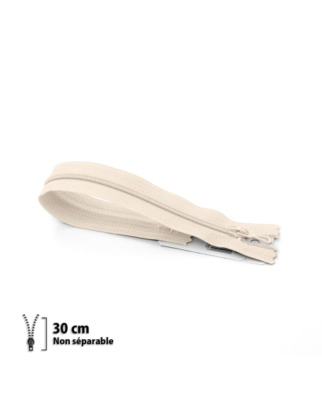 Fermeture Eclair ® spiralée écru 30cm