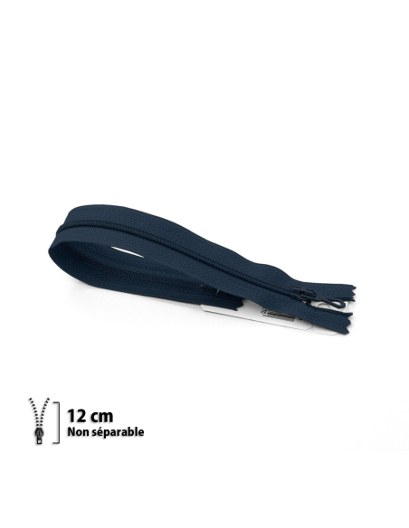 Fermeture Eclair ® spiralée marine 12cm