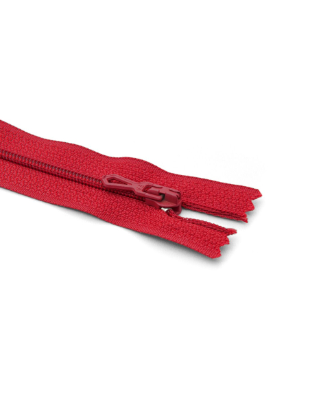 Fermeture Eclair ® spiralée rouge 10cm