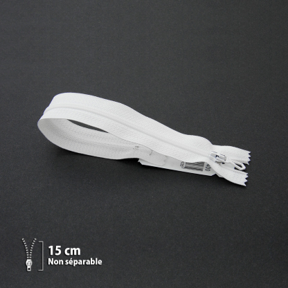 Fermeture Éclair Séparable Métal Noir - 40 cm : Qualité et Durabilité