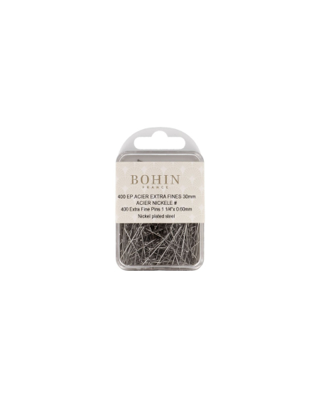 Epingles de couture extra-fines EC4 (N°4, Boîte en plastique 400 pcs)