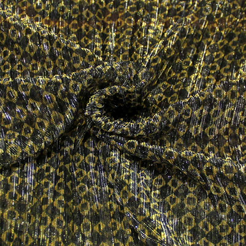 Résille lamé plissé - Danae avec base