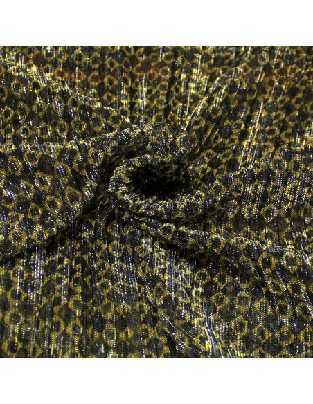 Résille lamé plissé - Danae avec base