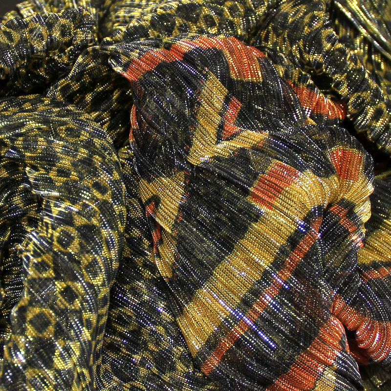 Résille lamé plissé - Danae avec base