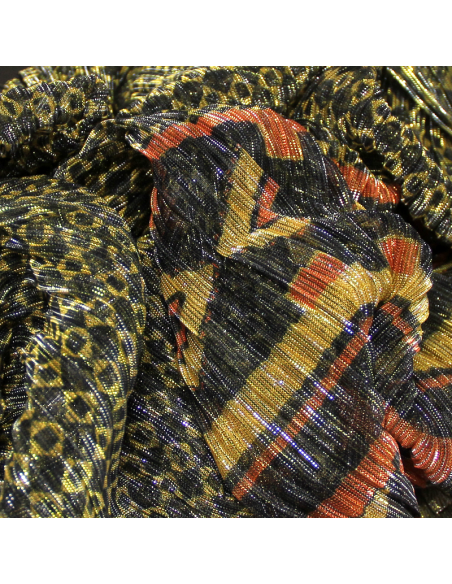 Résille lamé plissé - Danae avec base