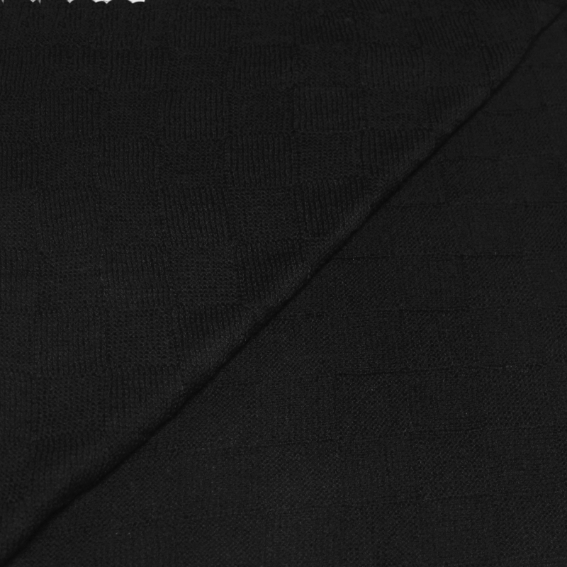 Écharpe 100% Yak - Damier noir