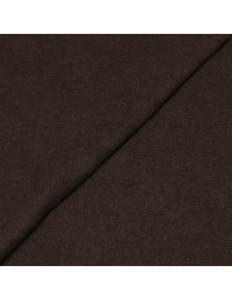 Écharpe 100% Yak - Damier marron