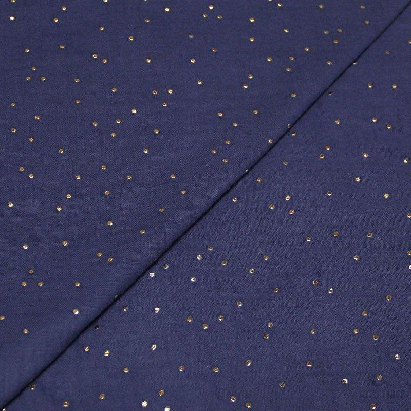 Double gaze - Indigo pépite d'or