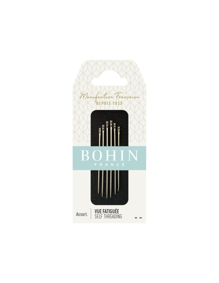Assortiment d'aiguilles "enfilage facile" (Ass N°4/6/8)