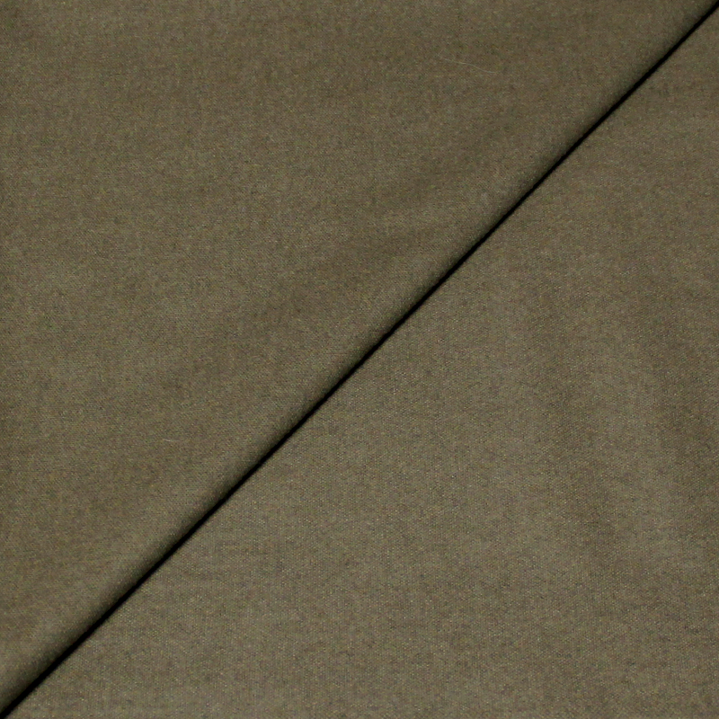 Toile de laine feutrée - Taupe