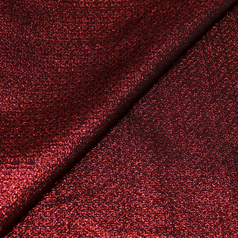 Tissu brocart - Ruby