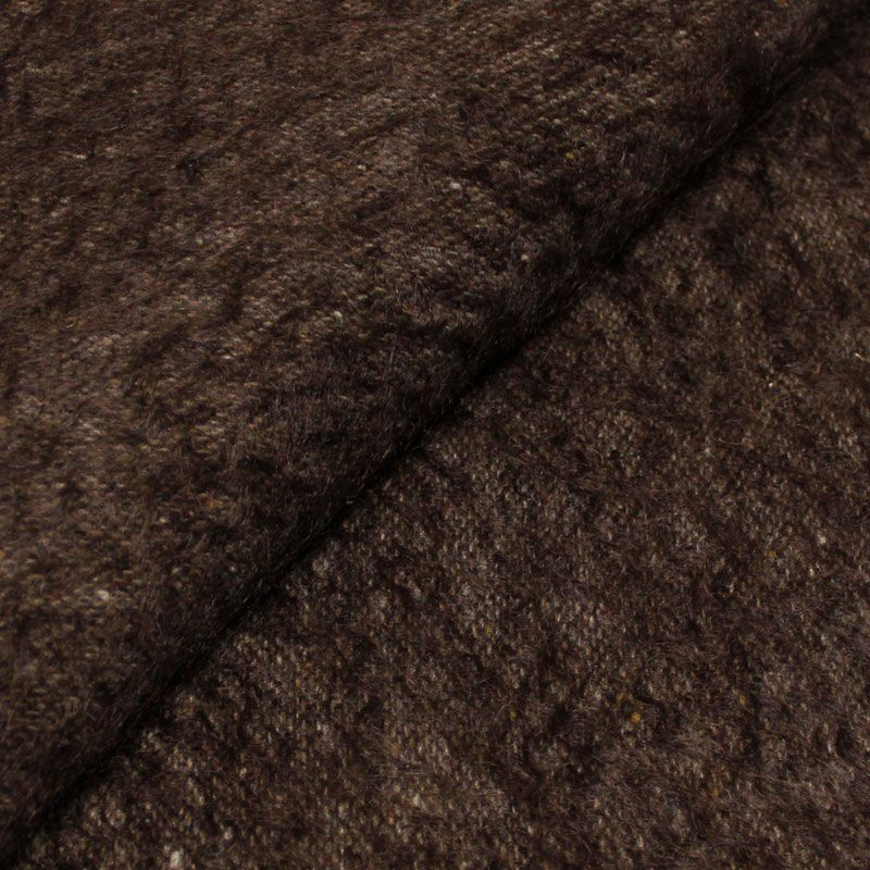 Tweed angora & laine - Marron