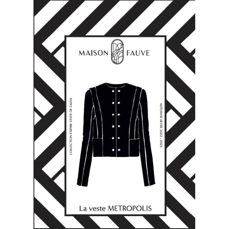 Patron manteau Metropolis / Maison Fauve