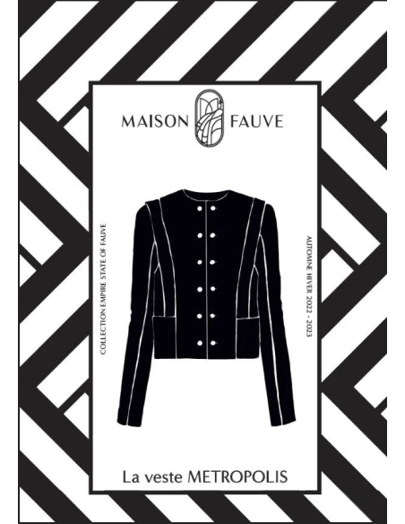 Patron Maison Fauve - Manteau Metropolis