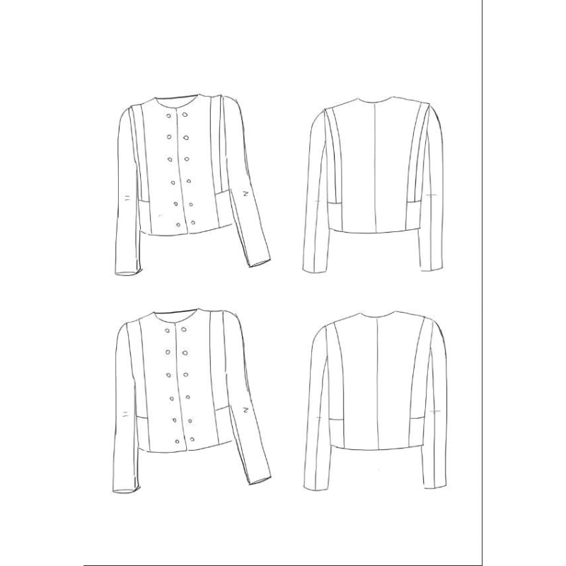 Patron Maison Fauve - Manteau Metropolis