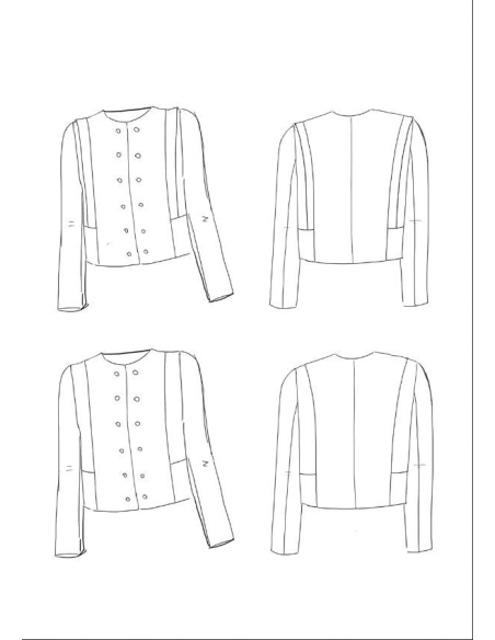 Patron Maison Fauve - Manteau Metropolis