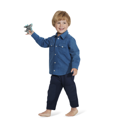 Patron Burda 9248 - Chemise classique et un gilet 2