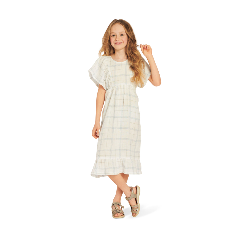 Patron Burda 9244 - Robe et Blouse avec décolleté décorées de ruchés de manches