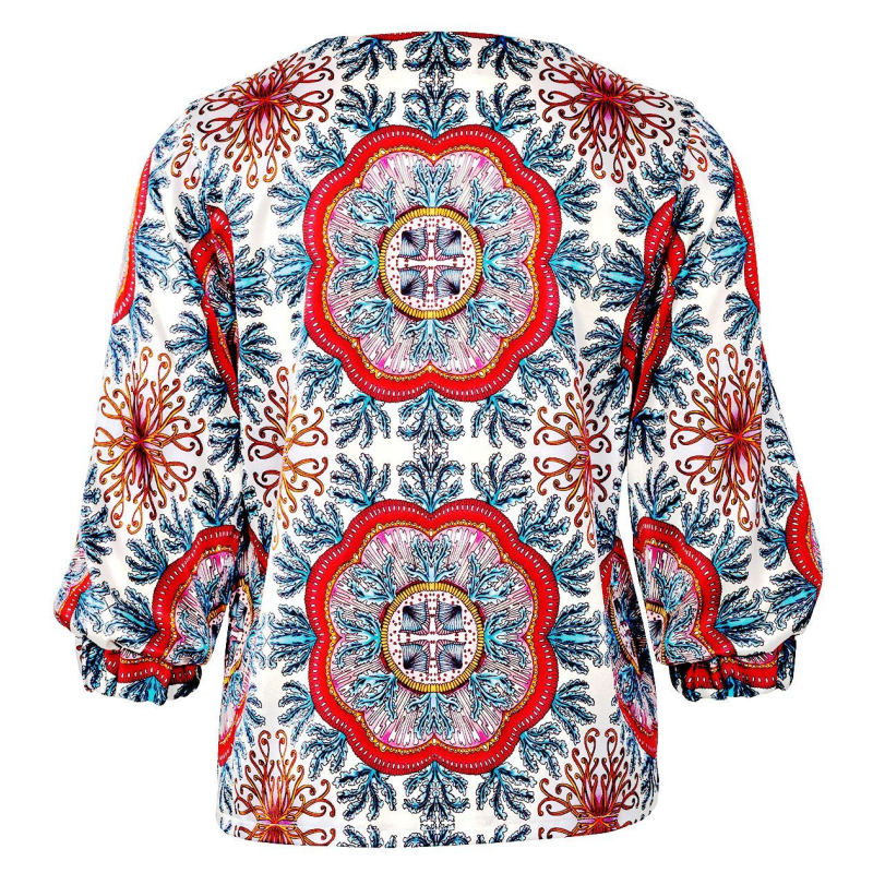 Patron Burda 5924 - Blouses sans fermeture avec une encolure V