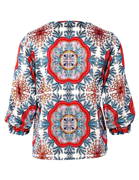 Patron Burda 5924 - Blouses sans fermeture avec une encolure V