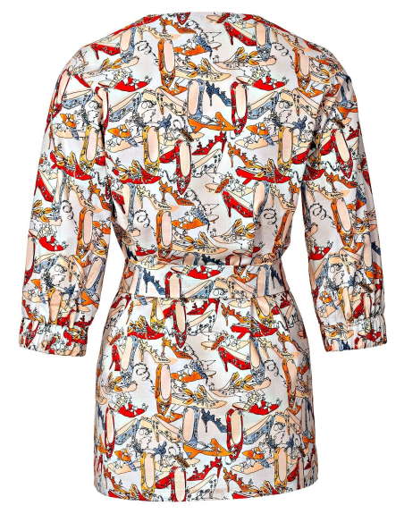 Patron Burda 5924 - Blouses sans fermeture avec une encolure V