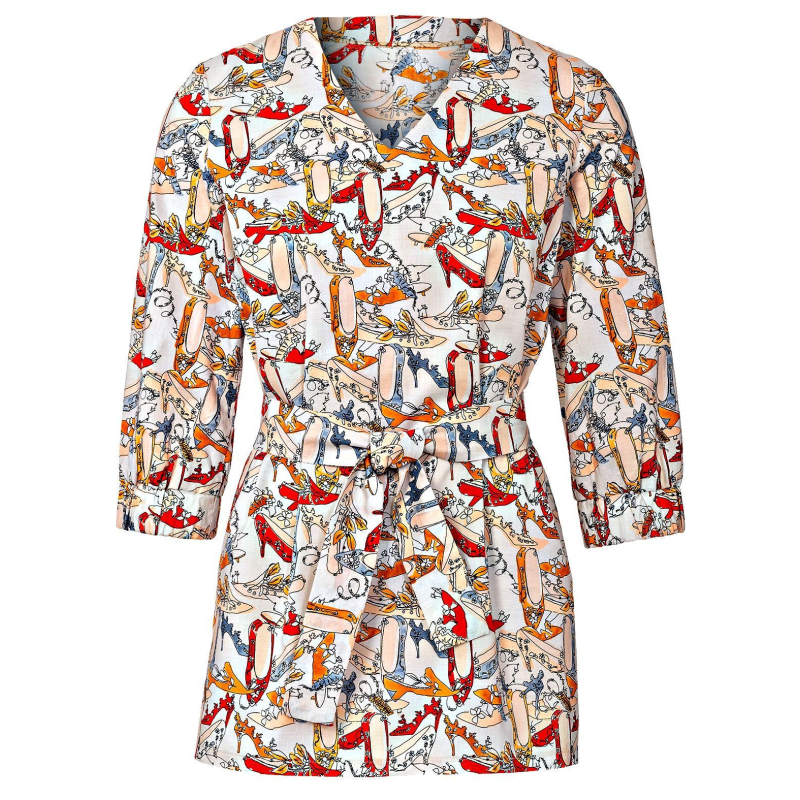 Patron Burda 5924 - Blouses sans fermeture avec une encolure V