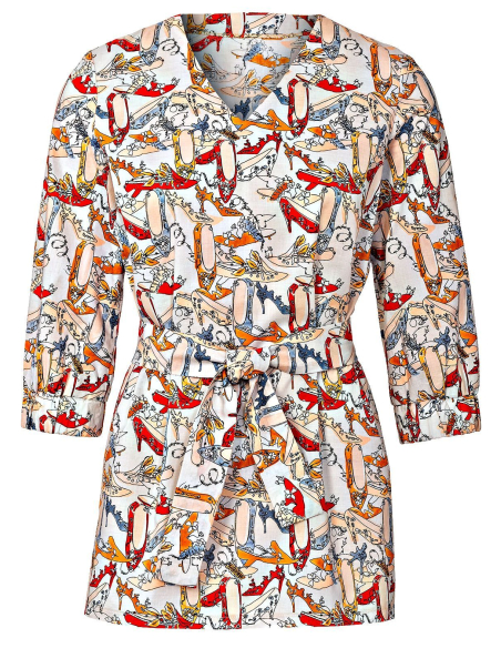 Patron Burda 5924 - Blouses sans fermeture avec une encolure V