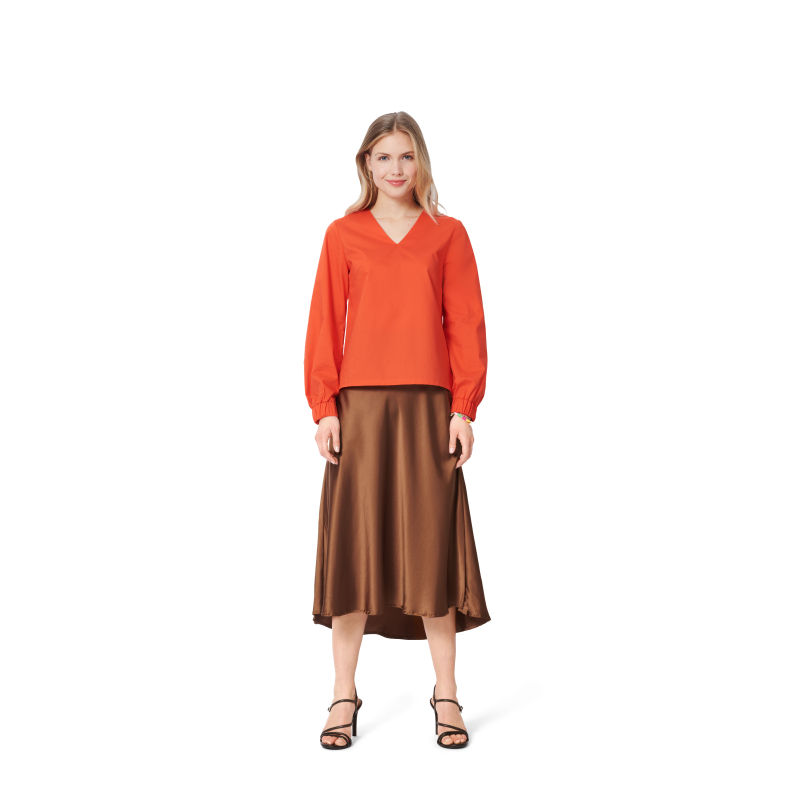 Patron Burda 5924 - Blouses sans fermeture avec une encolure V