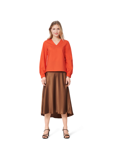 Patron Burda 5924 - Blouses sans fermeture avec une encolure V