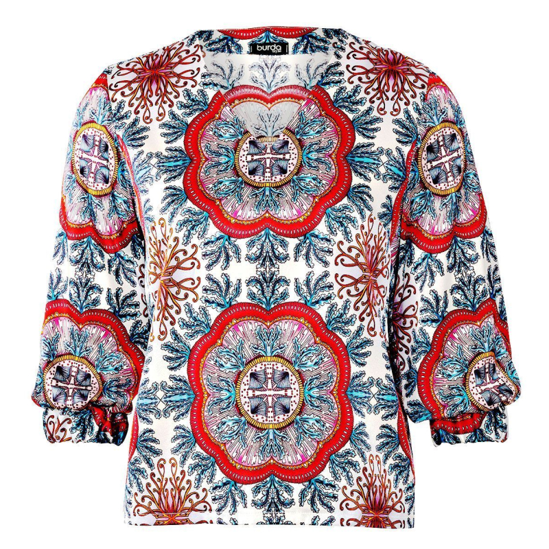 Patron Burda 5924 - Blouses sans fermeture avec une encolure V