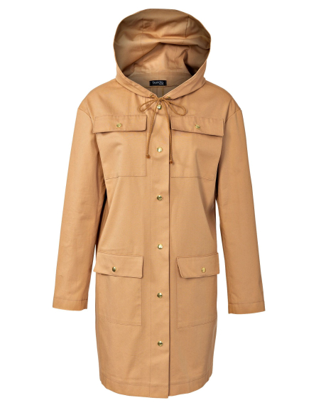 Patron Burda 5923 - Parka à capuche et poches plaquées