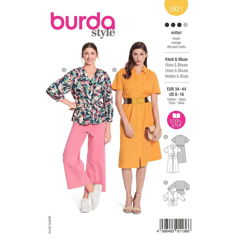 Patron Burda 5921 - Robe et blouse