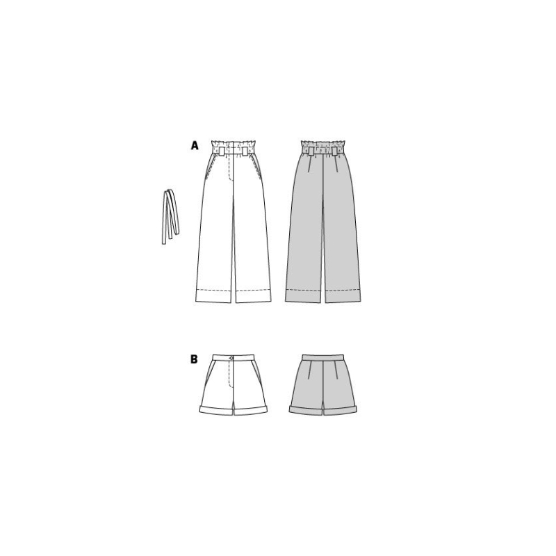 Patron Burda 5912 - Pantalon et short décontractés