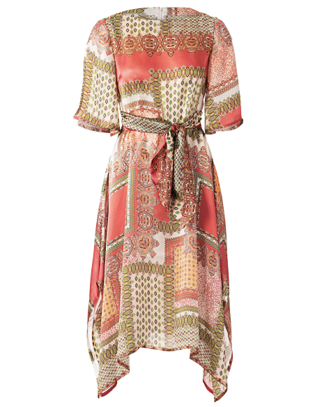 Patron Burda 5903 - Robe avec jupe a pointe